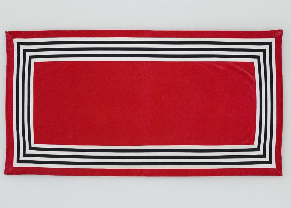 BEACH TOWEL CANNES 579 VIVA MAGENTA-Abyss &amp; Habidecor-The Towel Boutique